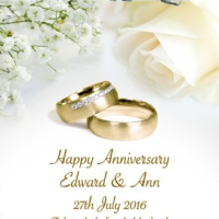 Personalised Slates - Anniversary