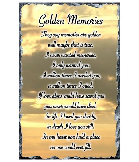 Sunset Remembrance Slate