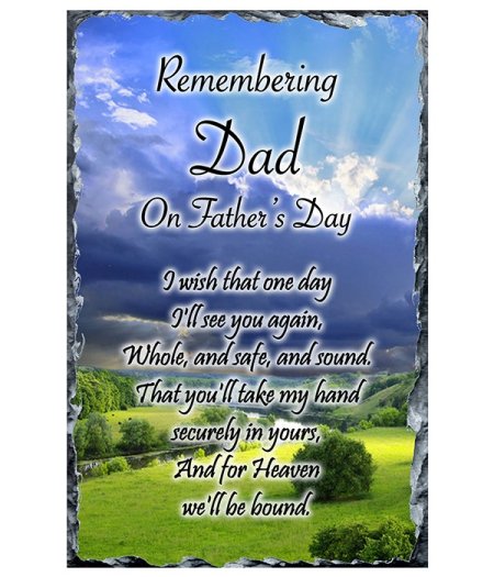 Meadow & Sunlight Remembrance Slate