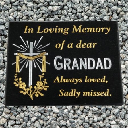 XLarge Rectangle Granite Memorial Plaque