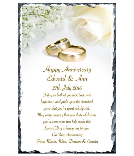 White Roses & Rings – Anniversary